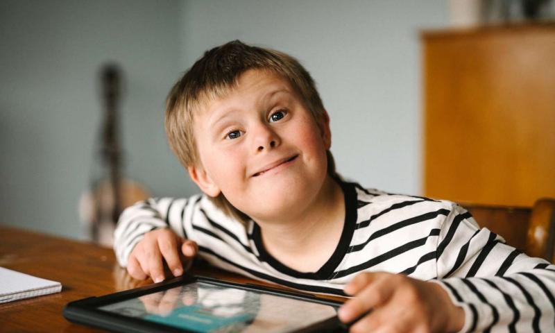 Criançacom sindrome de down