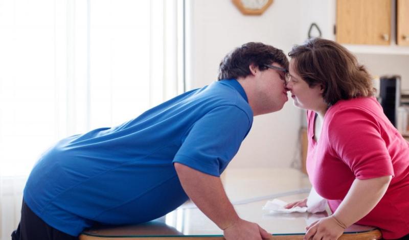 Um casal com síndrome de Down