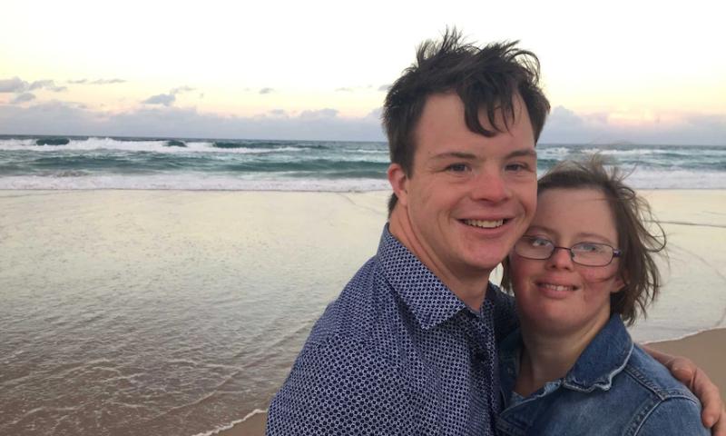 Um casal com sindrome dedown